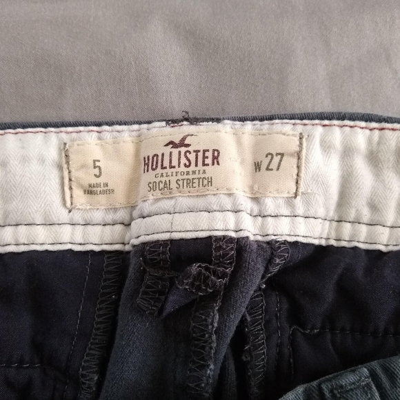 💙(3 for $20) Hollister Navy Blue Stretch Shorts 5 - Picture 6 of 9